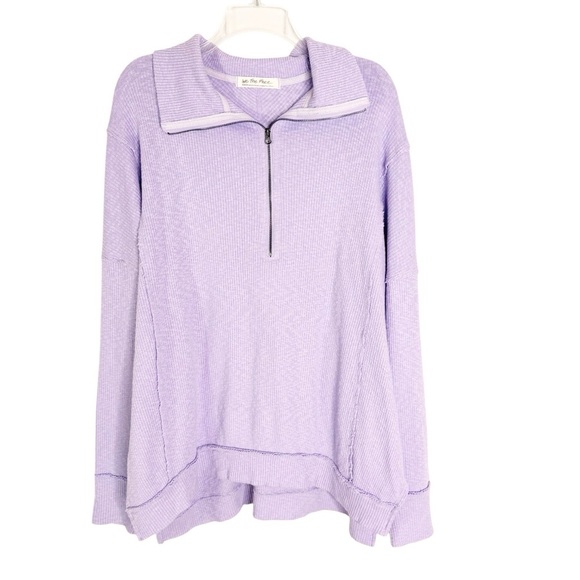 FREE PEOPLE Walk Away Tunic Top in Lavender Size M - Picture 5 of 10